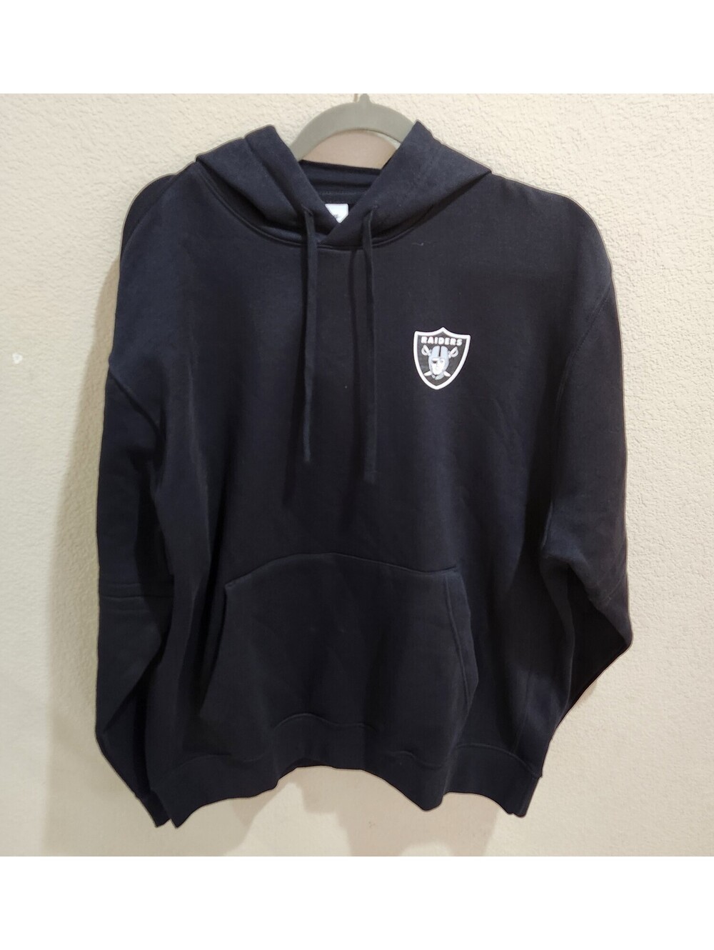 Nike NFL Las Vegas Raiders Sideline Club Fleece Pullover Hoodie Black Men Large
